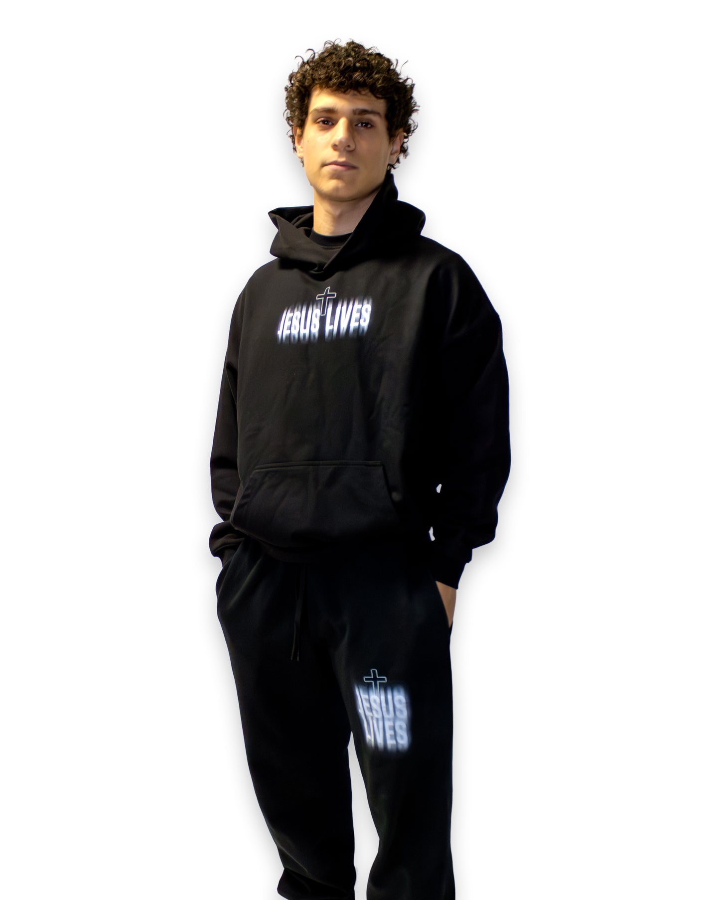 Jesus Lives Heavyweight Hoodie