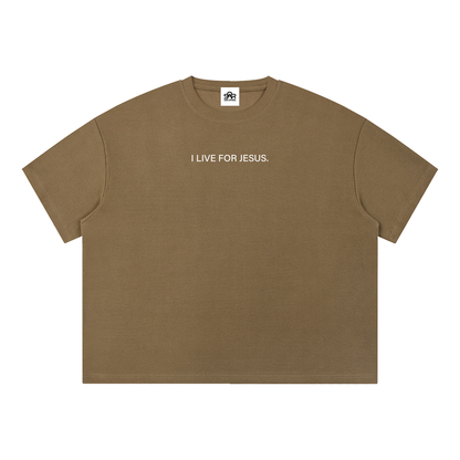 I LIVE FOR JESUS Waffle Tee
