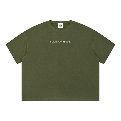 I LIVE FOR JESUS Waffle Tee