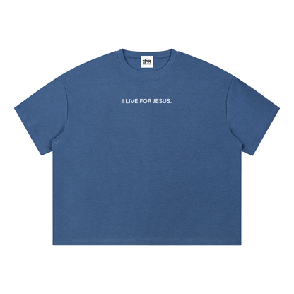 I LIVE FOR JESUS Waffle Tee