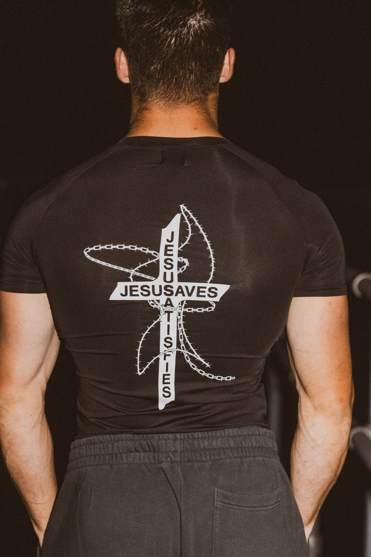 Jesus Saves Compression Shirt
