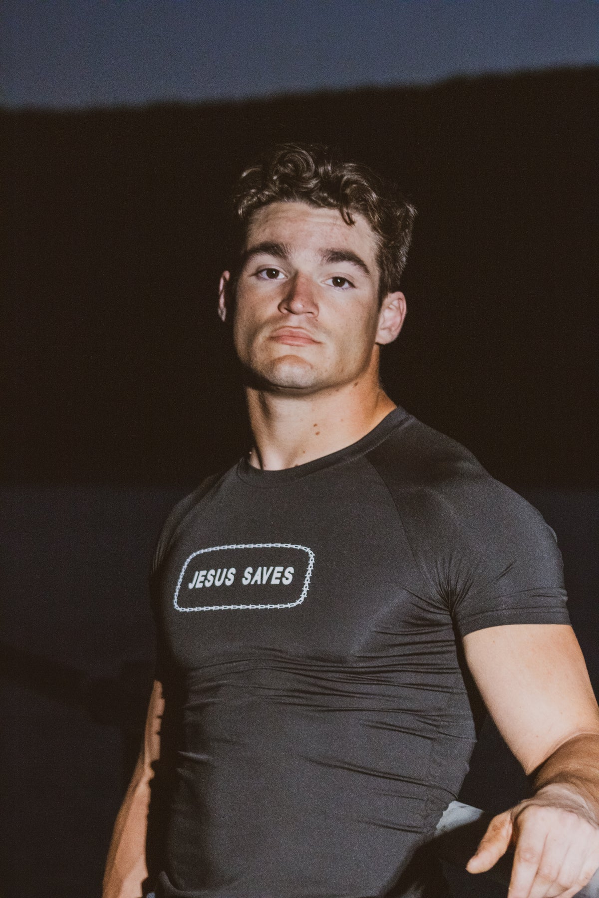 Jesus Saves Compression Shirt