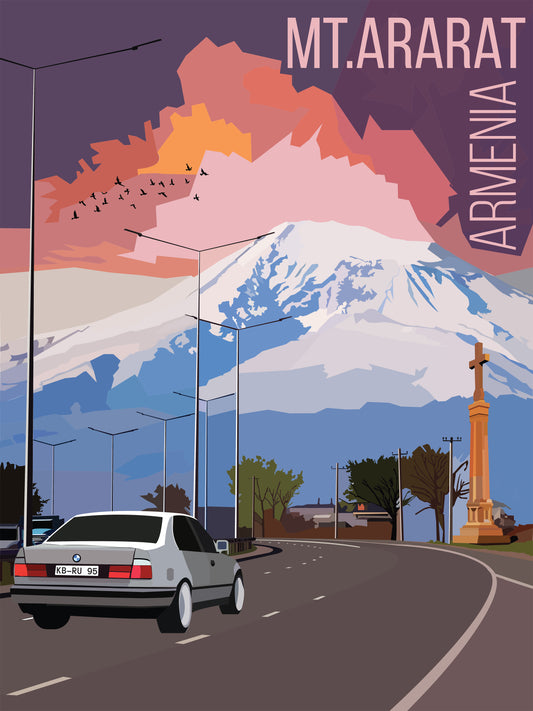 Mt.Ararat Travel Poster