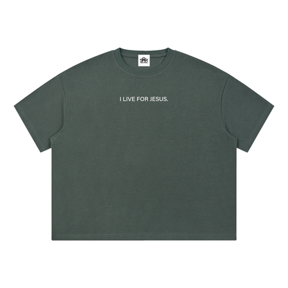 I LIVE FOR JESUS Waffle Tee